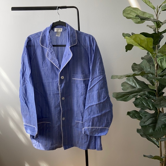 Dior Other - ✨Vintage Dior✨ Striped Cotton Pajama Top